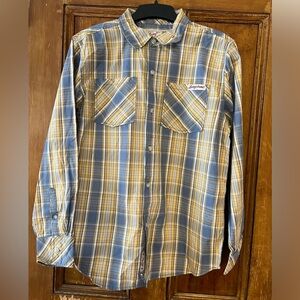 Lucky brand youth medium plaid shirt